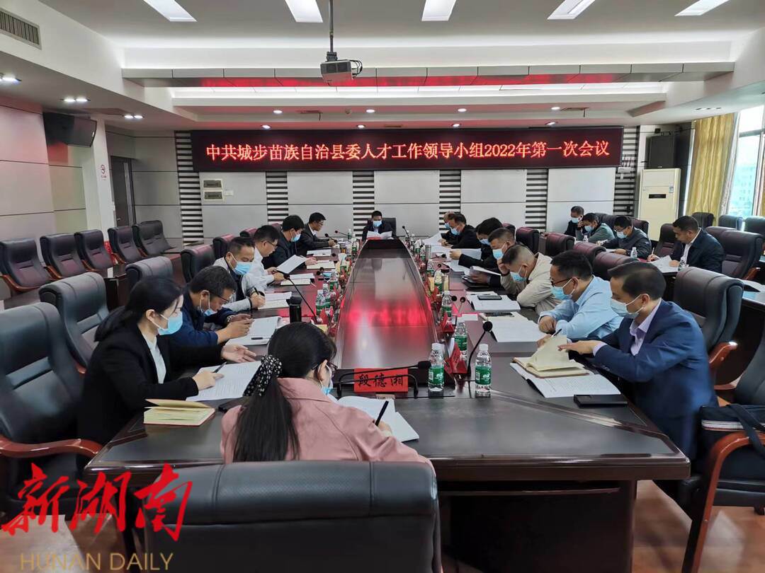 城步召开县委人才工作领导小组2022年第一次会议_邵商网
